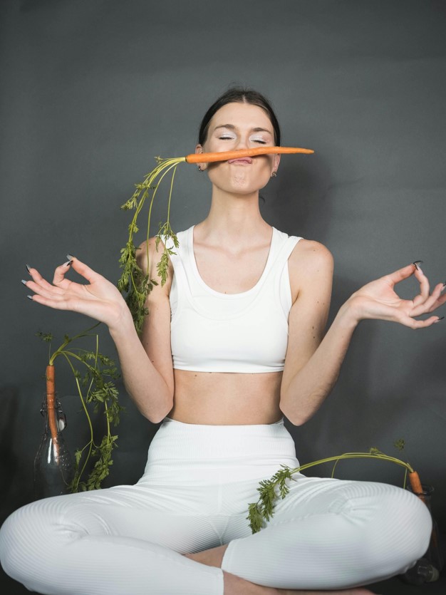 Yoga mit Möhren